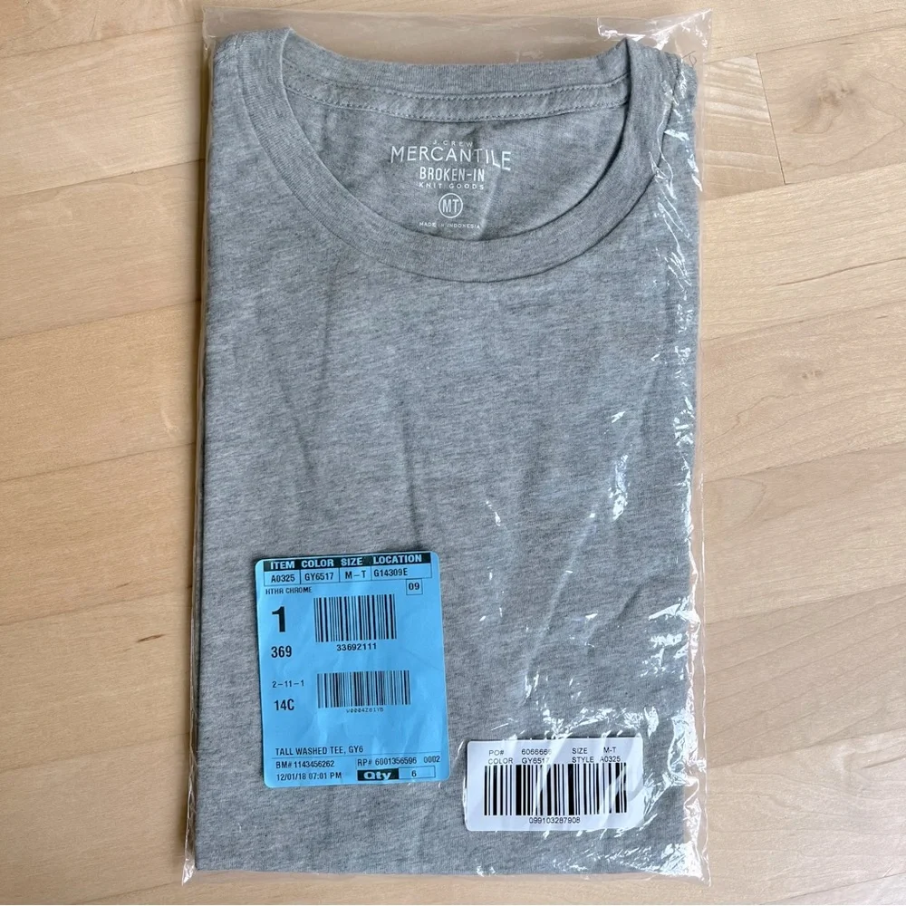 J.Crew Mercantile tall Broken-in T-shirt - Picture 2 of 9